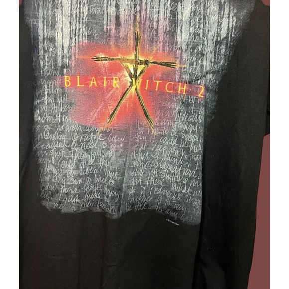 Vintage The Blair Witch Project 2 Movie Promo Shirt NWT Rare Dead Stock Sz XL - Picture 4 of 5